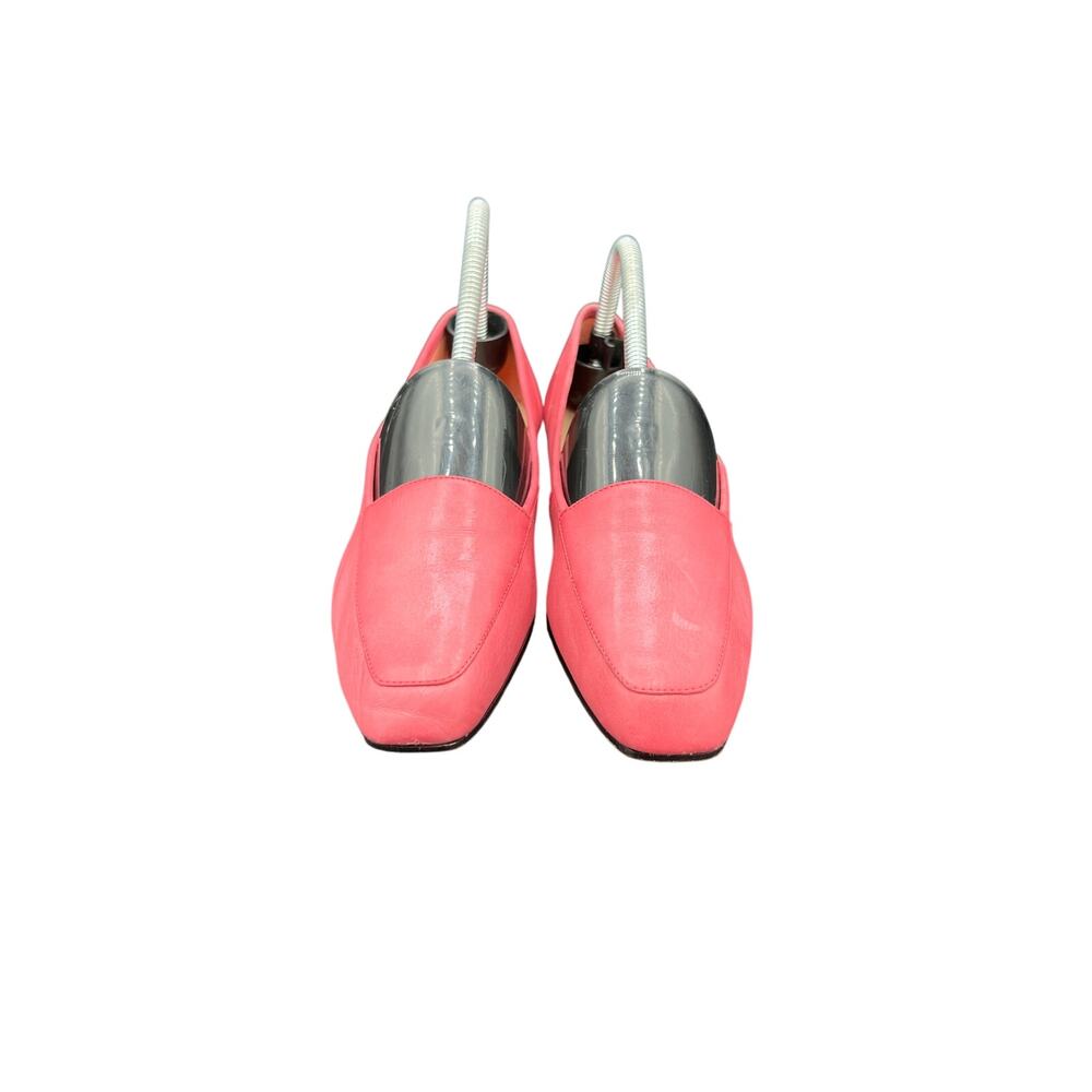 💗Enzo Angiolini Sz 8N Pink Loafers Slip-On Flats Minimalist Chic Y2K Workwear - Picture 2 of 9
